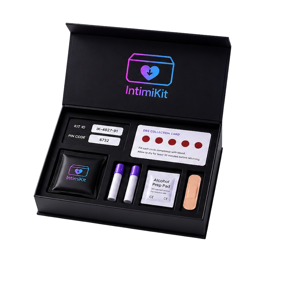 IntimiKit at-home sexual health test kit